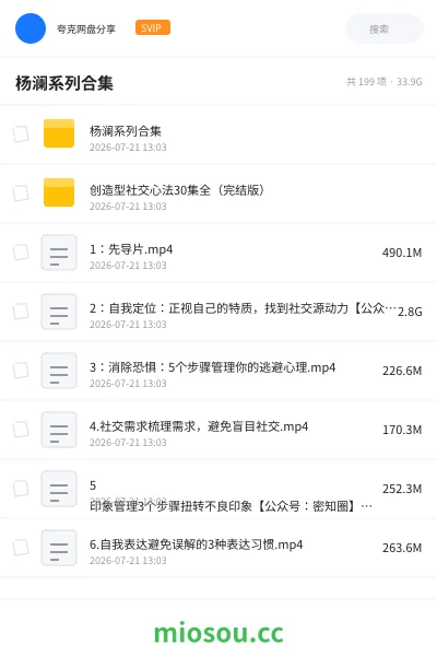 《杨澜系列合集》教程网盘|学习资源网盘