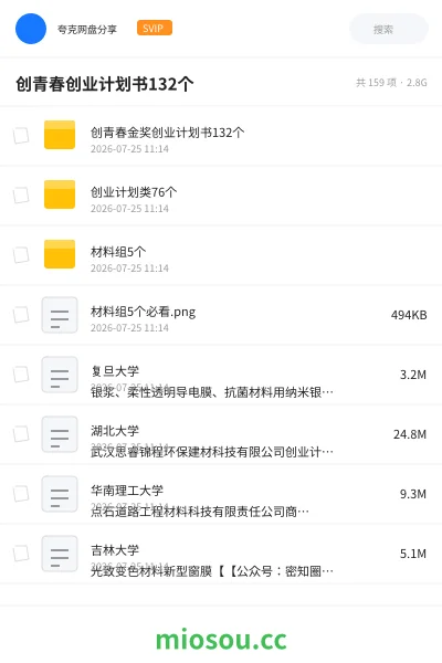 《创青春创业计划书132个》教程网盘|学习资源网盘