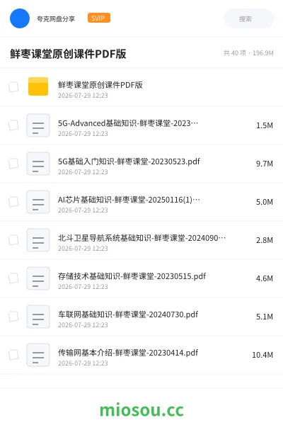 《鲜枣课堂原创课件PDF版》教程网盘|学习资源网盘