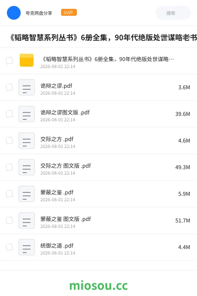 《《韬略智慧系列丛书》6册全集,90年代绝版处世谋略老书》书籍学习资源封面