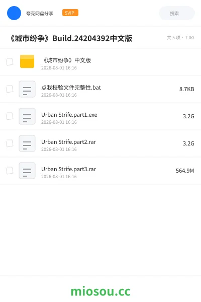 《《城市纷争》Build.24204392中文版》游戏网盘|学习资源网盘