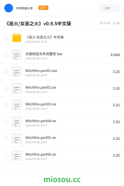 《《巫火/女巫之火》v0.9.5中文版》游戏网盘|学习资源网盘