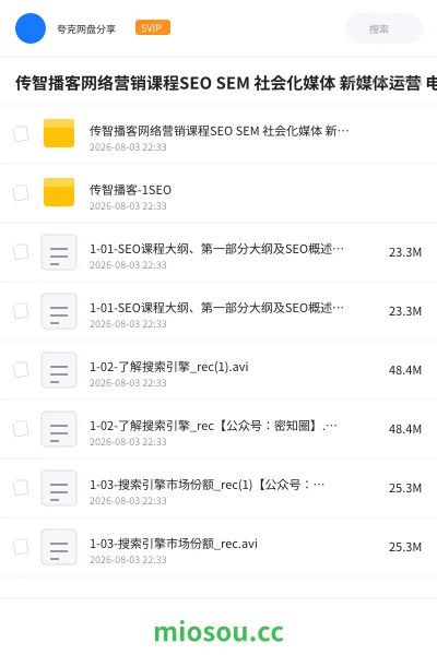 《传智播客网络营销课程SEO SEM 社会化媒体 新媒体运营 电商网络营销 价值16000元【共享完毕】 14.32G》教程网盘|学习资源网盘