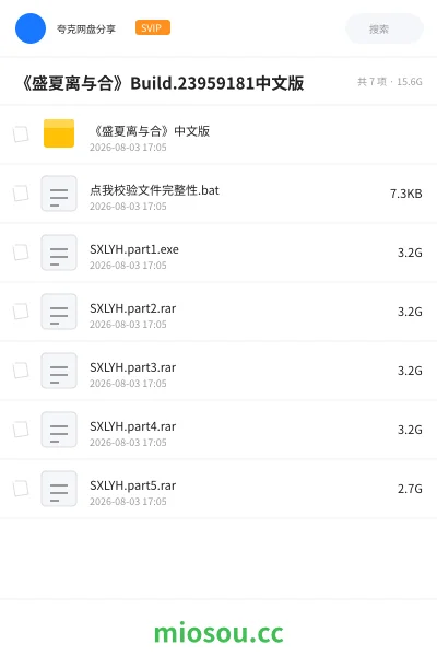 《《盛夏离与合》Build.23959181中文版》游戏网盘|学习资源网盘