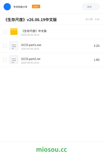 《《生存尺度》v26.06.19中文版》游戏学习资源封面