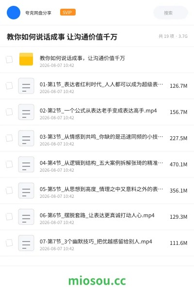 《教你如何说话成事 让沟通价值千万》教程学习资源封面