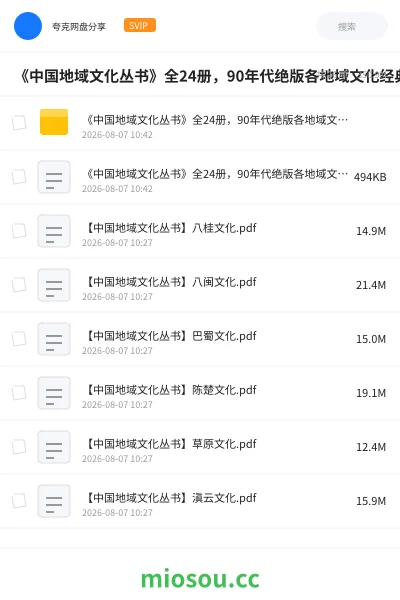 《《中国地域文化丛书》全24册,90年代绝版各地域文化经典》书籍学习资源封面
