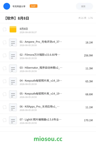 《8月8日》软件学习资源封面