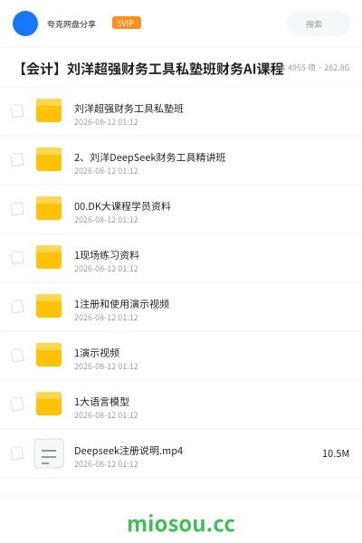 《刘洋超强财务工具私塾班》会计学习资源封面