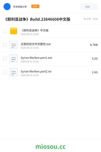 《《叙利亚战争》Build.23846608中文版》游戏学习资源封面