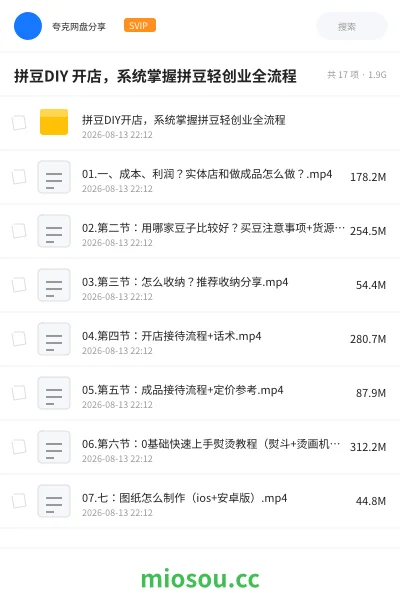 《拼豆DIY 开店,系统掌握拼豆轻创业全流程》教程学习资源封面