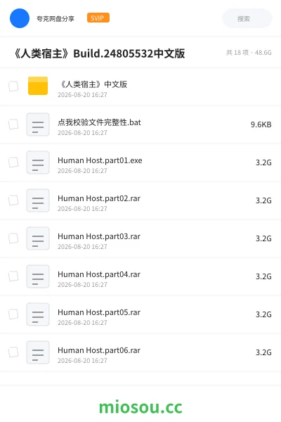 《《人类宿主》Build.24805532中文版》游戏学习资源封面
