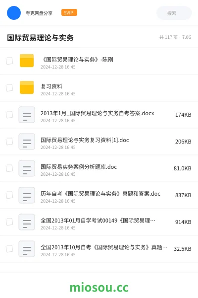 《《国际贸易理论与实务》-陈刚》考研网盘|学习资源网盘