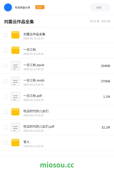 《刘震云作品全集》书籍网盘|学习资源网盘