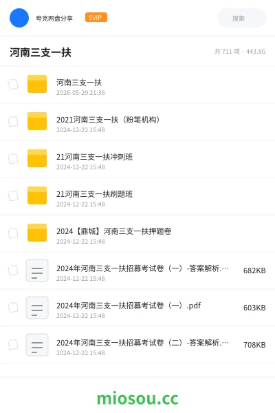 《河南三支一扶》公考网盘|学习资源网盘