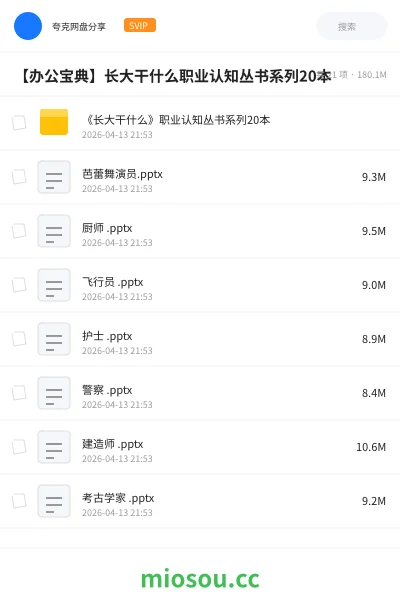 《《长大干什么》职业认知丛书系列20本》书籍网盘|学习资源网盘