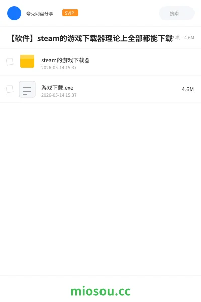 《steam的游戏下载器》软件学习资源封面