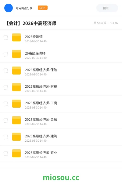 《2026经济师》会计学习资源封面