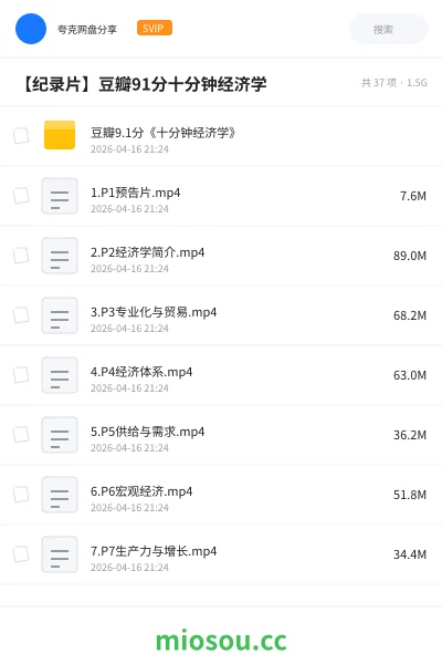 《豆瓣9.1分《十分钟经济学》》教程网盘|学习资源网盘