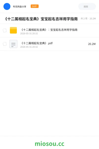 《《十二属相起名宝典》宝宝起名吉祥用字指南》书籍网盘|学习资源网盘