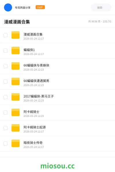 《漫威漫画合集》漫画网盘|学习资源网盘