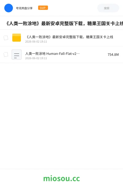 《《人类一败涂地》最新安卓完整版下载,糖果王国关卡上线》游戏学习资源封面