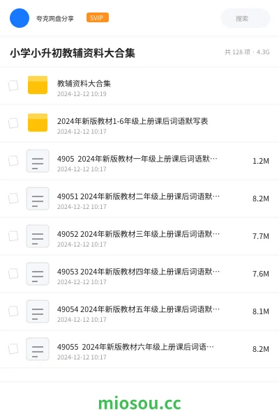 《小学小升初教辅资料大合集》书籍学习资源封面