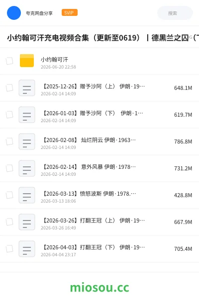 《小约翰可汗充电视频合集(更新至0619)丨德黑兰之囚(下) 伊朗·1980》纪录片网盘|学习资源网盘