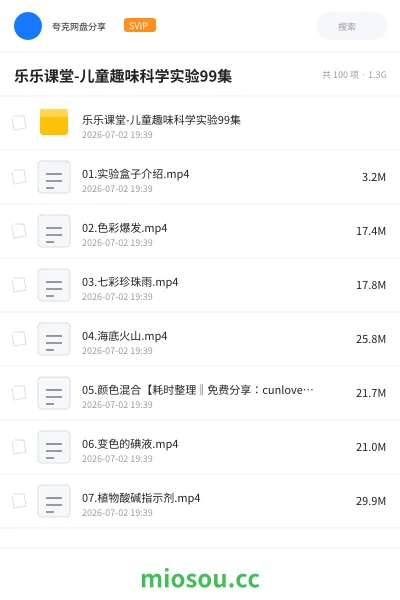 《乐乐课堂-儿童趣味科学实验99集》教程学习资源封面