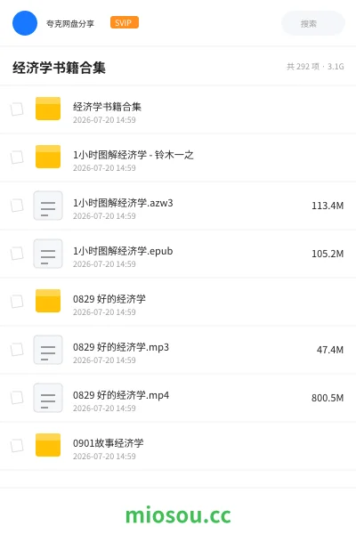 《经济学书籍合集》书籍网盘|学习资源网盘