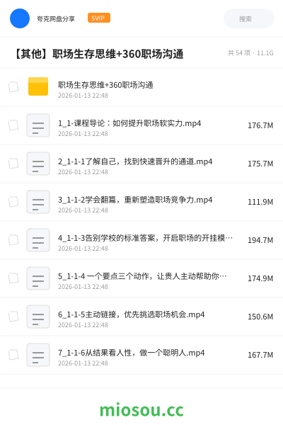 【其他】职场生存思维+360职场沟通