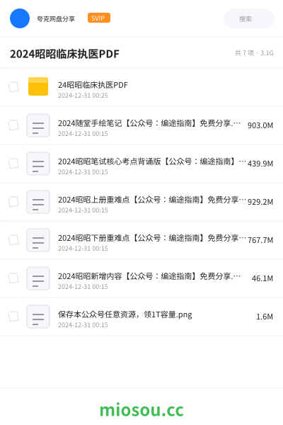 2024昭昭临床执医PDF