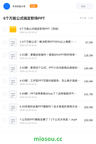 6个万能公式搞定职场PPT