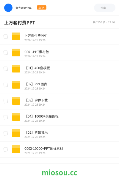 上万套付费PPT